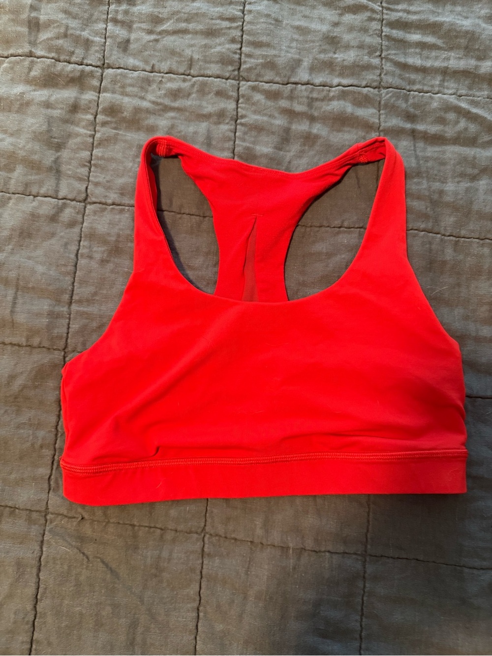 Lululemon Red Racerback Sports Bra - Women's Activewear